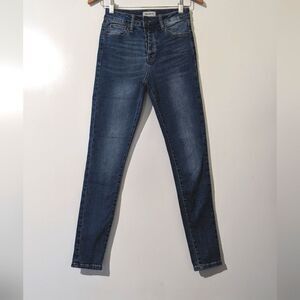 Special A High Rise Skinny Jeans Size 1 Dark Wash S